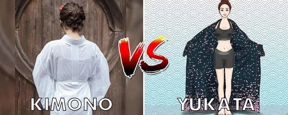 Kimono vs. Yukata Unterwäsche