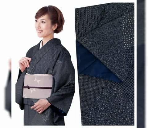 Edo-Komon-Kimono