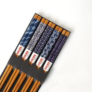 5 Paar Originele Japanse Eetstokjes