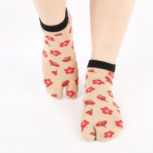 5 Paar Tabi Ume Sokken