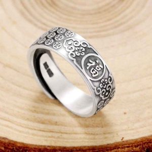 Chakra Ring in Zilver