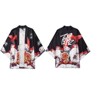 Folkloristische Korte Kimono - XXL