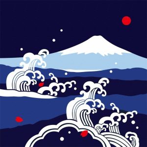 Furoshiki Stof Japanse Nacht