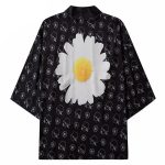 Gebloemde Kimono Kort - XXL