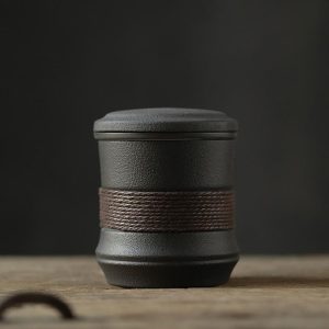 Japanse Beker Mok Design - Klein zwart