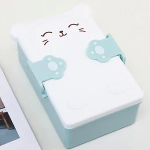 Japanse Bento Box Kat - Lichtblauw