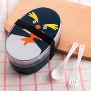 Japanse Bento Box Kinderen - Zwart