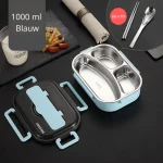 Japanse Bento Box Lunch - Blauw (1000ml)