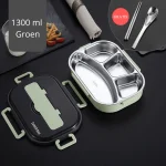 Japanse Bento Box Lunch - Groen (1300ml)