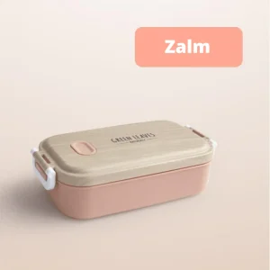 Japanse Bento Box Roestvrij Staal - Zalm