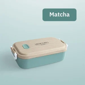 Japanse Bento Box Roestvrij Staal - Matcha