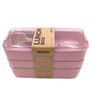 Japanse Bento Box Waterdicht - Roze
