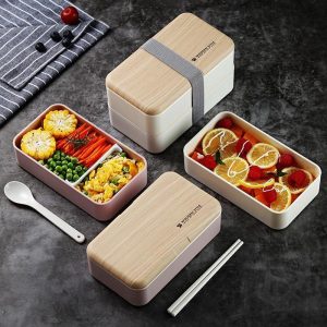 Japanse Bento Box Wooden Style
