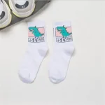 Japanse Dinosaurie Sokken - Wit