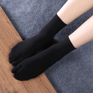 Japanse Dunne Sokken - Zwart