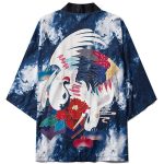Japanse Haori Vogels Kimono - XXL