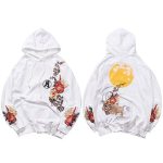 Japanse Hoodie Moonlight - Wit