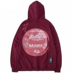 Japanse Hoodie Osaka Tempel - Rode