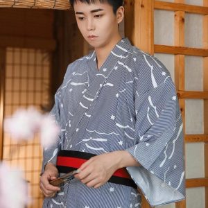 Japanse Katoenen Kimono Mannen