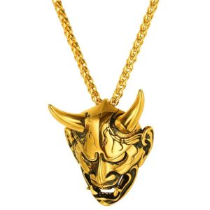 Japanse Ketting Oni - Goud