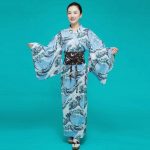 Japanse Kimono Lang Dames - L