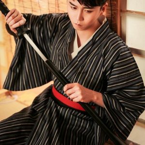Japanse Kimono Mannen Samurai