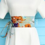 Japanse Kimono-Riem met Geisha Motief - L