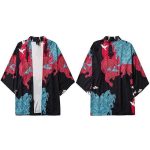 Japanse Kimono Trui - Blauw
