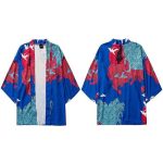 Japanse Kimono Trui - Blauw