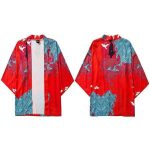 Japanse Kimono Trui - Red