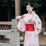 Japanse Kimono in Linnen Vrouw - L