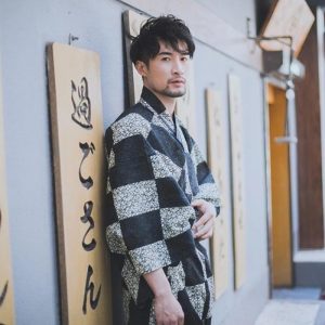 Japanse Kimono voor Mannen Damier