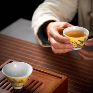 Japanse Kleine Bekers Geel