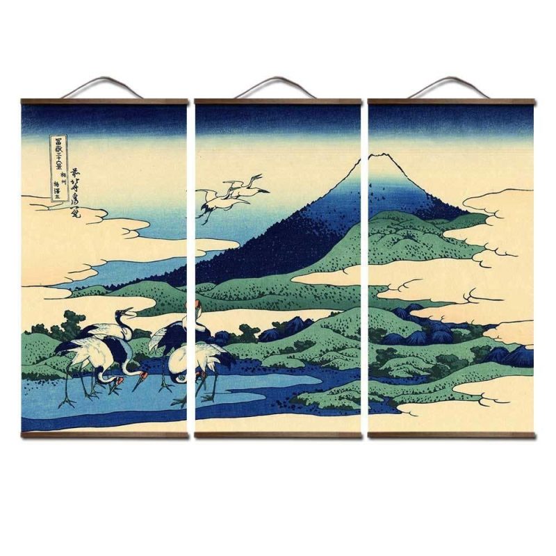 Japanse Kunst Poster - (3X50) X 102CM