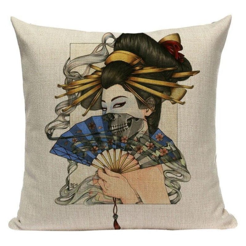 Japanse Kussensloop Hannya