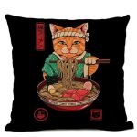 Japanse Kussensloop Kat