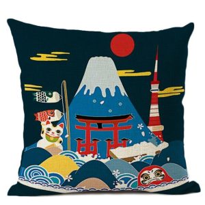 Japanse Kussensloop Symbolen Japan