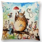 Japanse Kussensloop Totoro en Vrienden