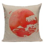 Japanse Kussensloop Zonsondergang