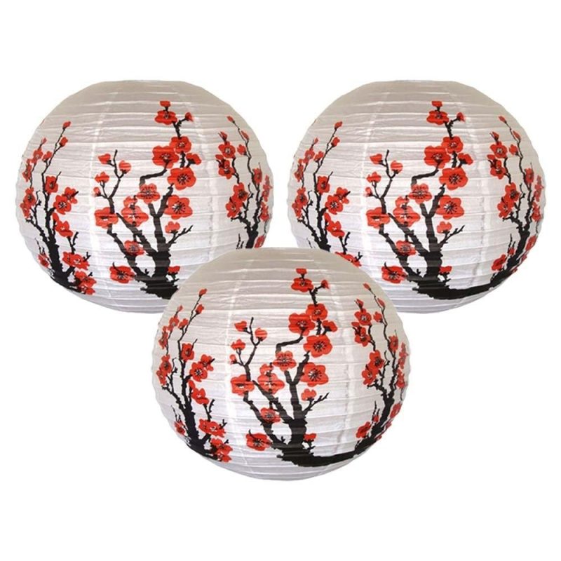 Japanse Lamp Sakura Bloemen - 40cm