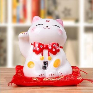 Japanse Maneki Neko Gelukkig