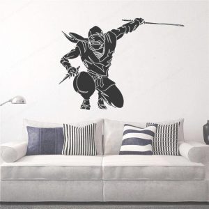 Japanse Muursticker Shinobi - 77x57cm