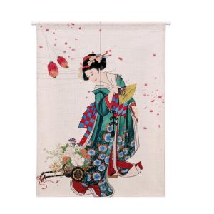 Japanse Noren Geisha - 85x90cm