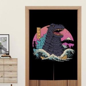 Japanse Noren Godzilla