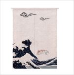 Japanse Noren Kanagawa Golf - 85x150cm