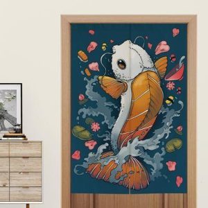 Japanse Noren Karper Sushi