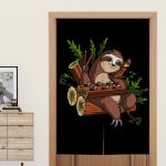 Japanse Noren Luiaard-kun