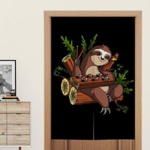 Japanse Noren Luiaard-kun