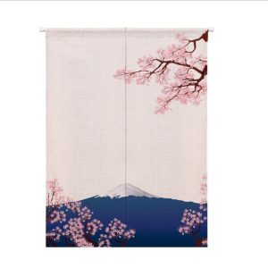Japanse Noren Mount Fuji - 85x150cm