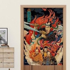 Japanse Noren Strijder